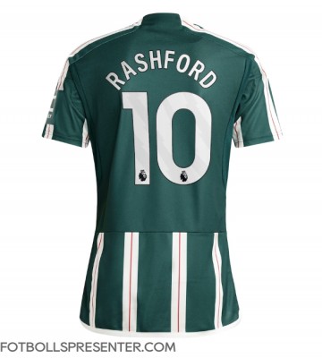 Manchester United Marcus Rashford #10 Borta Matchtröja 2023-24 Kortärmad